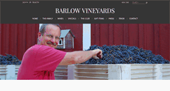 Desktop Screenshot of barlowvineyards.com